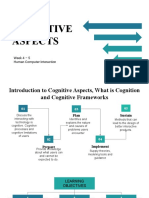 HCI1 - Cognitive Aspects