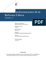 Macro Transformaciones de La Reforma Liberal