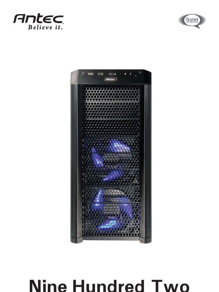 Antec 902 Manual Electrical Connector Usb