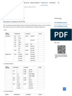 Description On Material JIS-ASTM General Information Technology TOKYO KEISO CO.,LTD