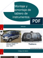 Desmontaje tablero instrumentos Daihatsu delta 1997 guía paso paso