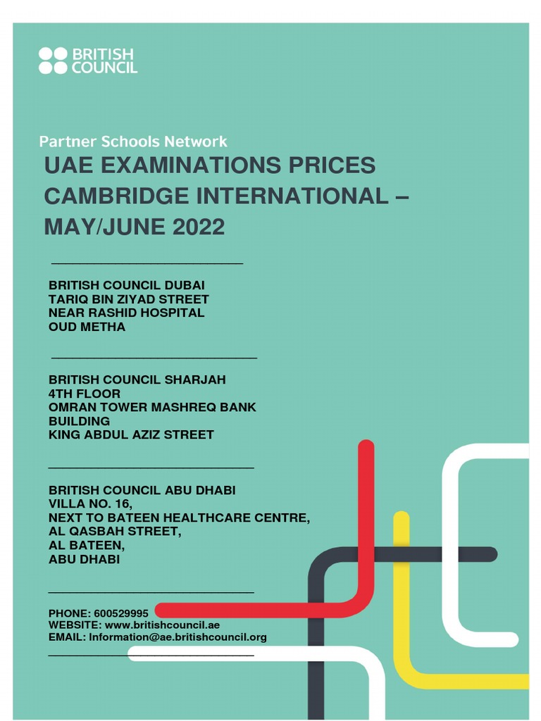 Cambridge International Examination Fees for May/June 2022 A Comprehensive Guide to IGCSE and A