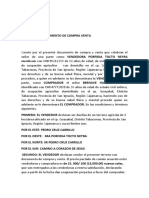 Documento de Compra Venta