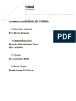 Redacción y Elaboración Del Contrato de Trabajo Individual