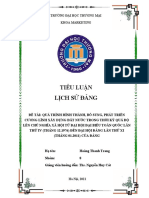 Hoàng Thanh Trang Tiểu Luận LSĐ