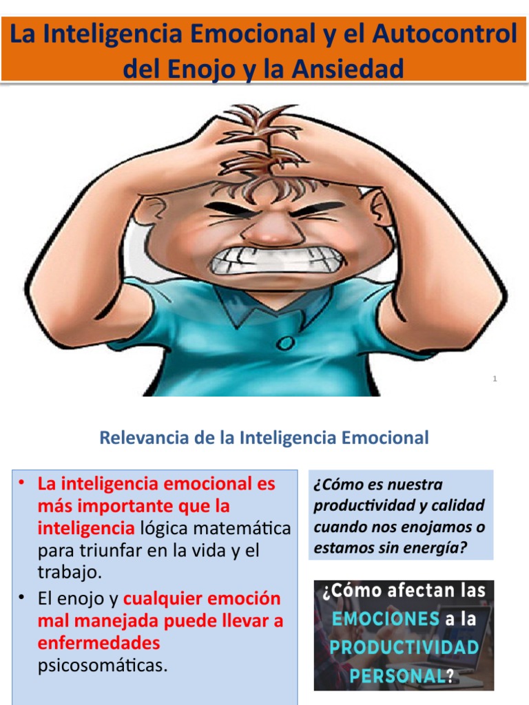 Autocontrol del Enojo y la Ansiedad | PDF | Inteligencia emocional ...