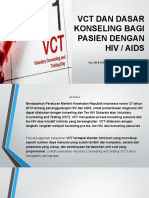 VCT Dan Dasar Konseling Bagi Pasien Dengan Hiv