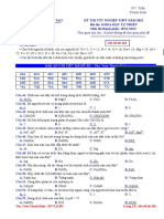 de Tot Nghiep THPT Mon Hoa - Ma 201 - DA Chi Tiet - TTB