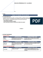 4° Grado - Experiencia de Aprendizaje N°10