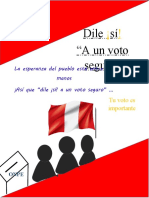 Afiche de Un Voto Seguro en Peru