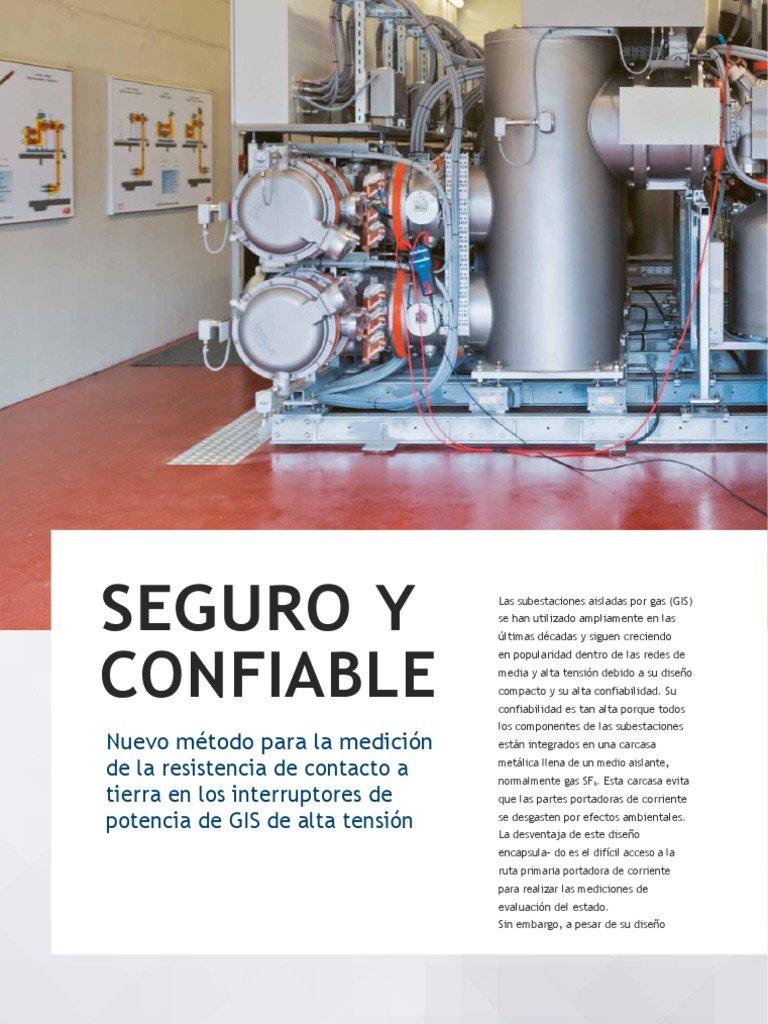 CIBANO 500 Grounded Contact Resistance On GIS Article OMICRON Magazine ...