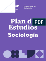 Plan de Estudios Sociología 2022 2