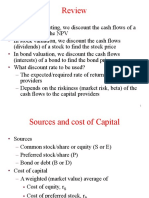 Capital Budgeting and WACC Review