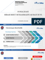 Perkembangan Hibah Riset Muhammadiyah Batch VI