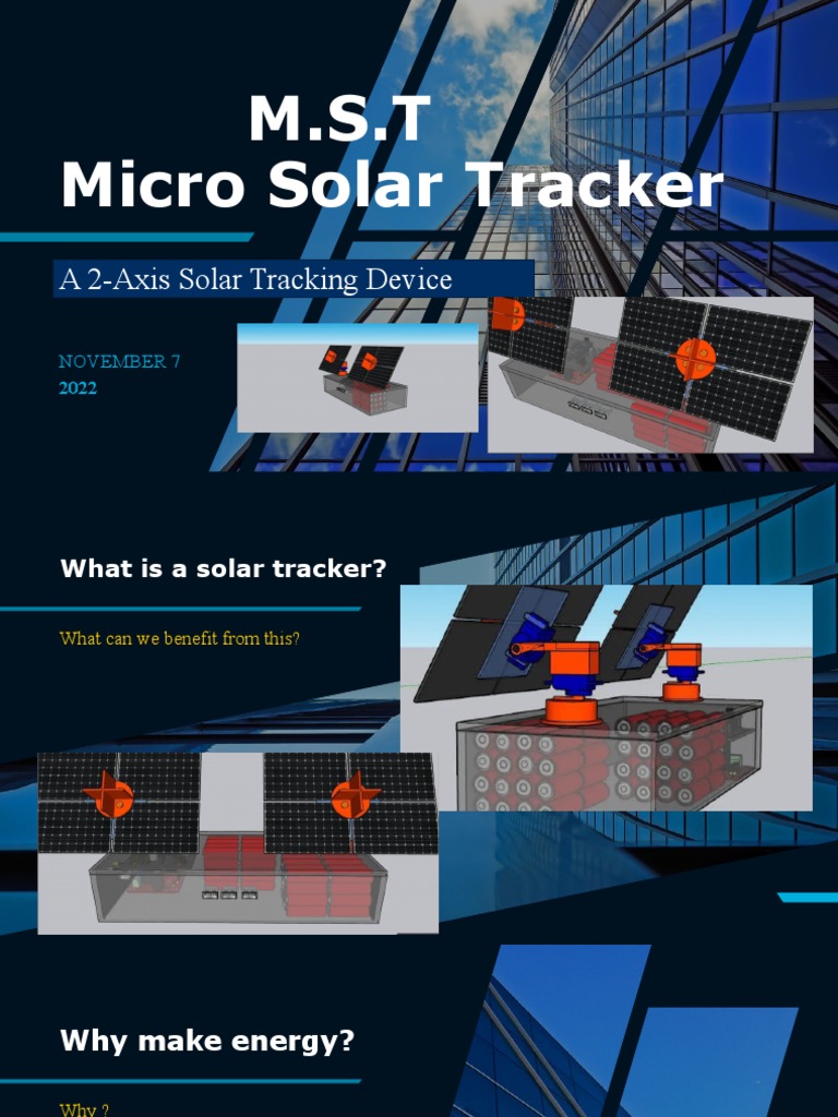 Solar Tracker Final | PDF | Solar Energy | Renewable Energy