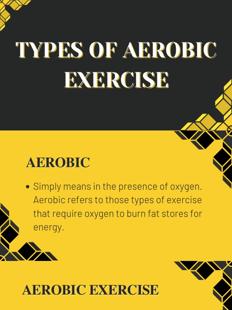 Types of Aerobic Exercise PDF Aerobic Exercise Physical Fitness