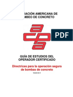Guia de Estudios Del Operador Certificado - Acpa Asociacion Americana de Bombeo de Concreto
