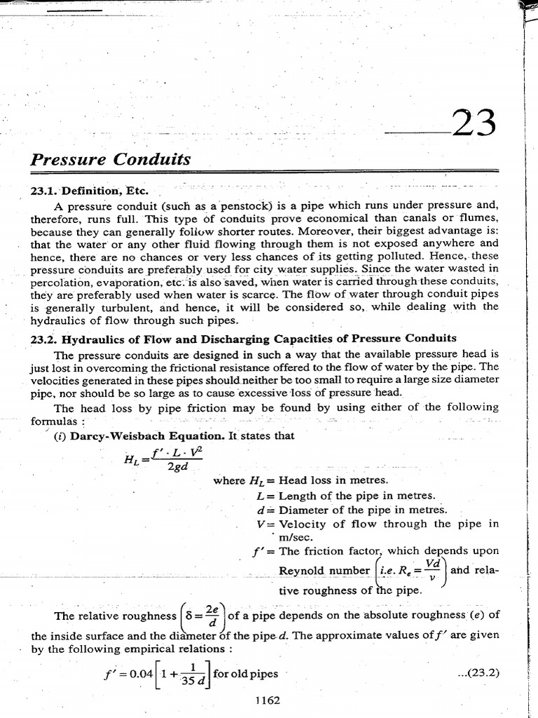 Chapter 23, Pressure Conduits PDF