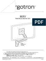 Instal Guide Ergotron MXV Wall Monitor Arm PN 45-505-216