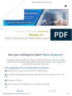 Best Master in Data Science Course