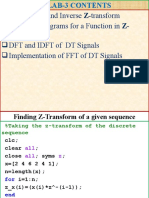 DSP Lab 3