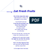 Make It Habbit of Eating Fresh Fruits On An Empty Stomach