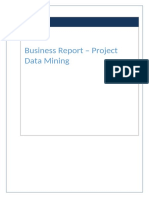 Project Report on Data Mining Customer Segments