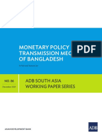 Sawp 086 Monetary Policy Transmission Mechanism Bangladesh