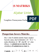 Invers Matriks