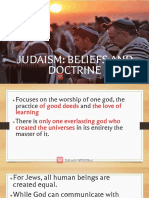 Judaism Beliefs and Doctrines