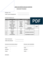 CONTOH MENGISI BORANG SENARAI SEMAK DAN REKOD KAWALAN INVENTORI AQILAH 1