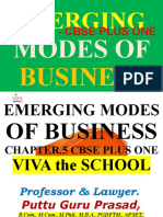 1. Modes of Business