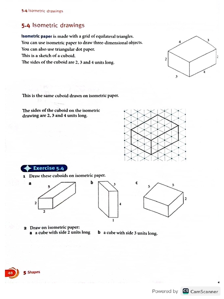How To Draw A Triangular Prism On Isometric Paper