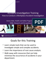 Accident Investigation Training No Notes