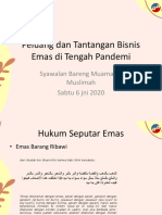 Peluang Dan Tantangan Bisnis Emas Di Tengah Pandemi