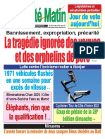 Fraternité Matin 17307 Samedi 03 Dimanche 04 Septembre 2022a