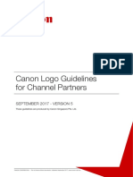 Canon Logo Guidelines For Channel Partners V5 Sep2017 - Final