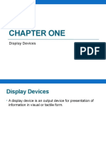 Types of Display Devices: CRT, LCD, LED, Plasma & OLED