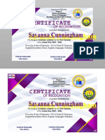 Katuwiran II Elementary Recognition Certificates