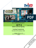 Indents and Line Spacing Learning Competency:: Self-Learning Package in