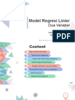 Chapter 6 Model Regresi Dua Variabel