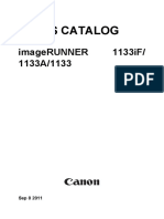 Canon Ir 1133 Partlist