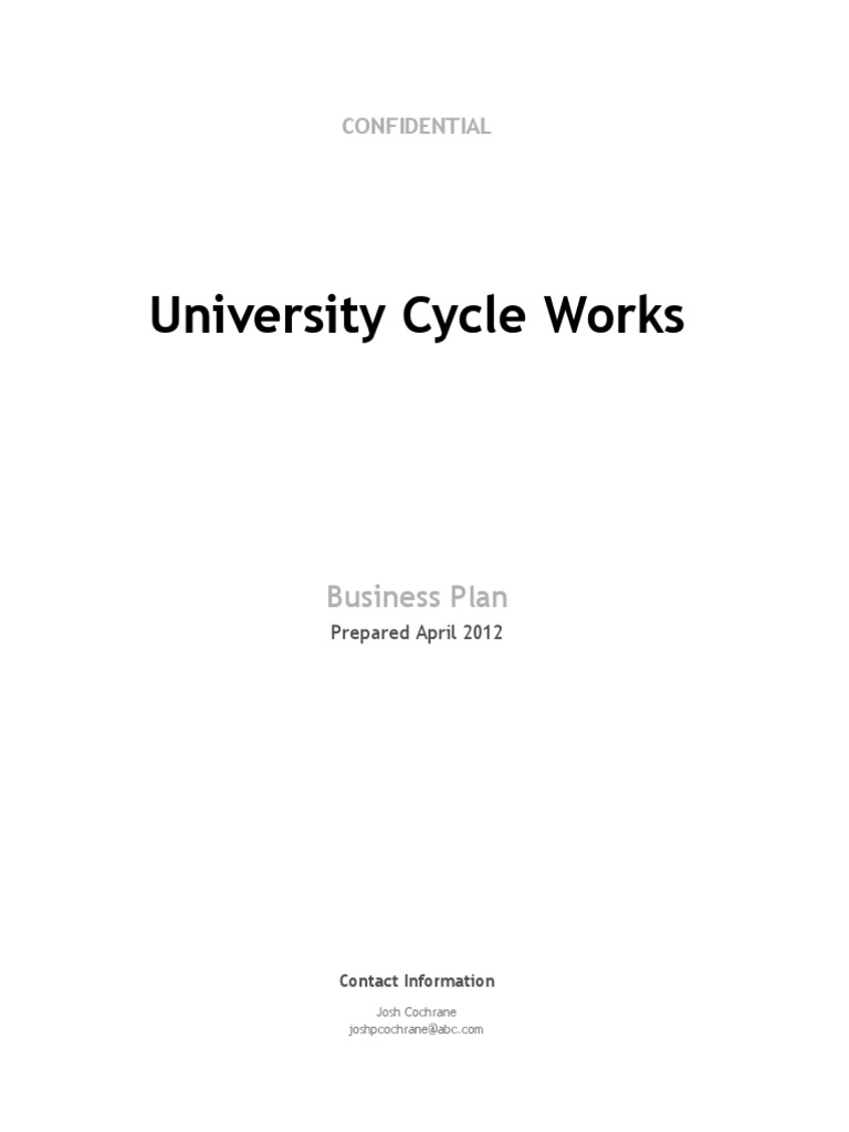 University Cycle Works PDF Expense Inventory
