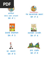 Download Classroom Library Bin Labels by Sydney Cohn SN61236080 doc pdf