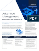 Data Sheet Acronis Cyber Protect Cloud Advanced Management ES ES