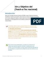 GPS (09-10). Introducción y Objetivo del proyecto - Teach-a-Tec (Orlando Alvarez)