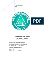 Informe Cromatografia QMC-200L Umsa