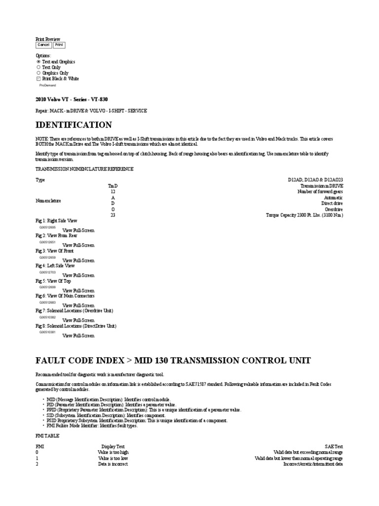 MackMDrive & VolvoIShiftService PDF Clutch Electrical Engineering