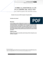 Molero Hernandez, P. El Debate Sobre La Asistencia A Los Pobres en La España Del Siglo XVI