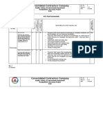 HSE Risk Assessment for Housekeeping Tasks